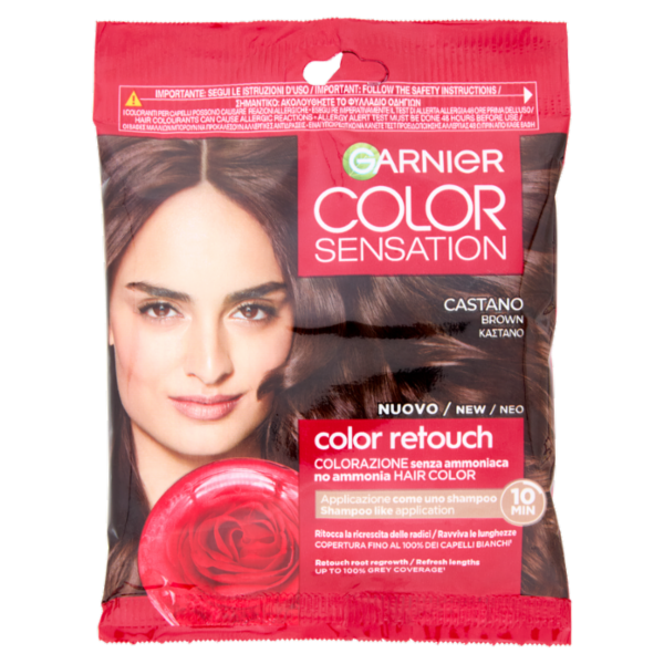 Garnier Color Sensation color retouch Colorazione senza ammoniaca Castano