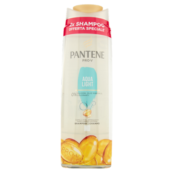 Pantene Pro-V Shampoo Aqua Light 2x225 ml