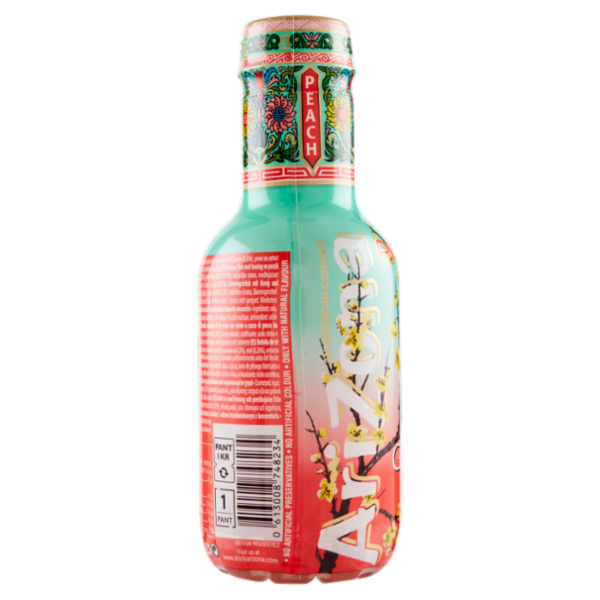 AriZona Green Tea with Honey & Peach 500 ml