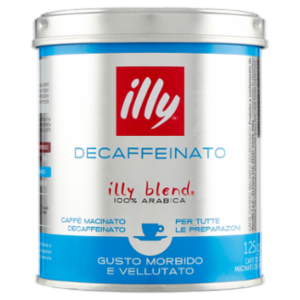 Illy Decaffeinato Caffè Macinato Decaffeinato Per Tutte Le Preparazioni 125 g