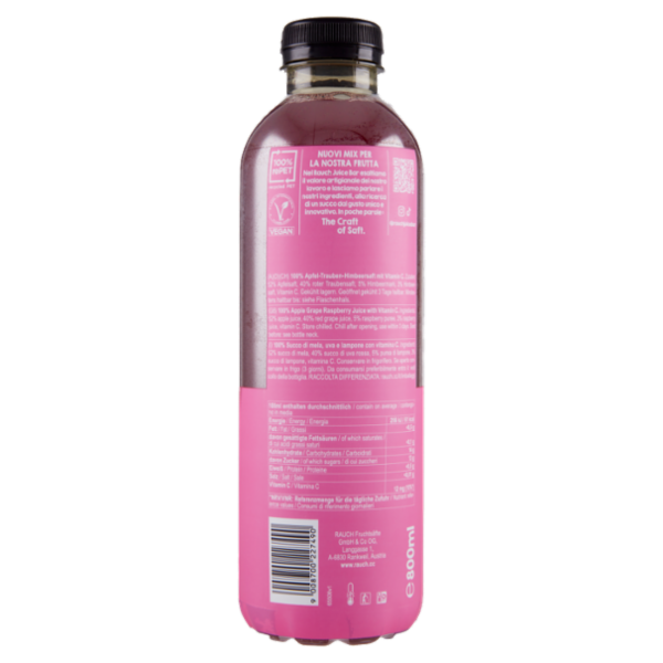 Rauch Juice Bar Mela Uva Lampone 800 ml