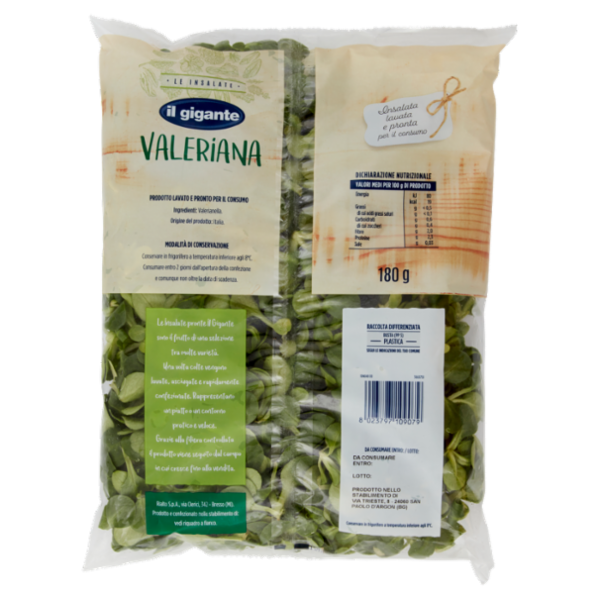 IL GIGANTE le Insalate Valeriana 180 g