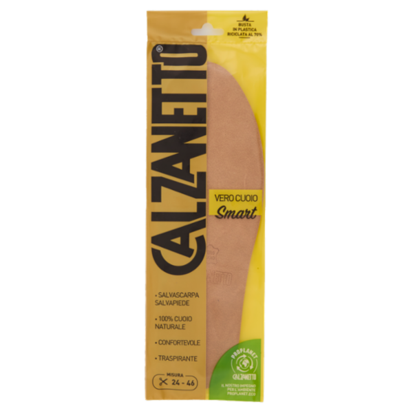 Calzanetto Vero Cuoio Smart Misura 24-46