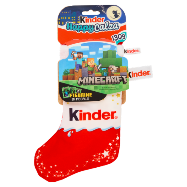 Kinder Happy Calza Minecraft 6 pezzi 130 g
