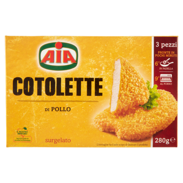 Aia Cotolette di Pollo surgelato 280 g