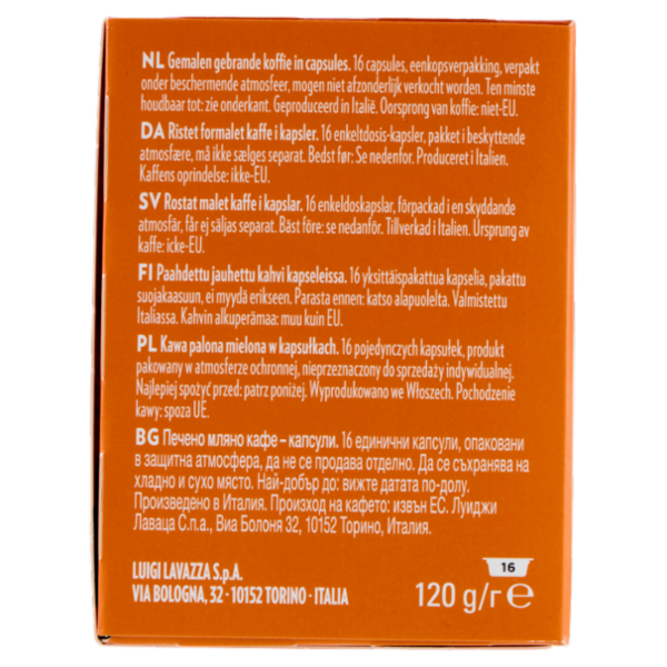 Lavazza A Modo Mio Espresso Delizioso 16 Capsule 120 g