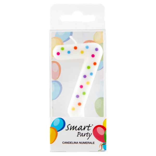 Smart Party Candelina Numerale 7 1 pz