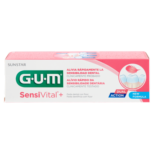 Gum SensiVital+ Dentifricio al Fluoro 75 ml