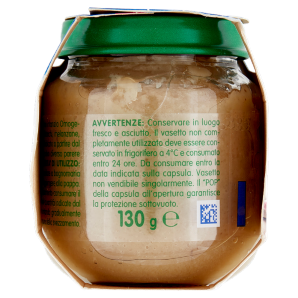 MELLIN Fagioli Bianchi, Melanzane, Porri e Patate Dolci omogeneizzato 2 x 130 g