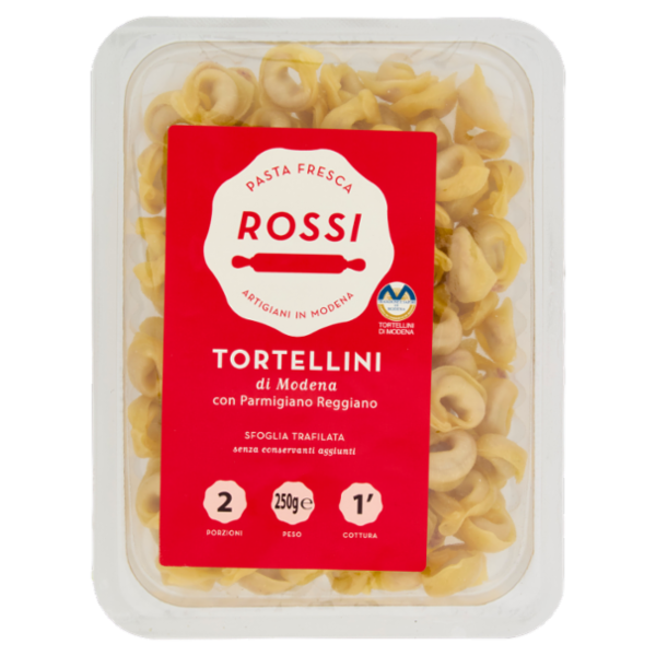 Pasta Fresca Rossi Tortellini di Modena con Parmigiano Reggiano 250 g