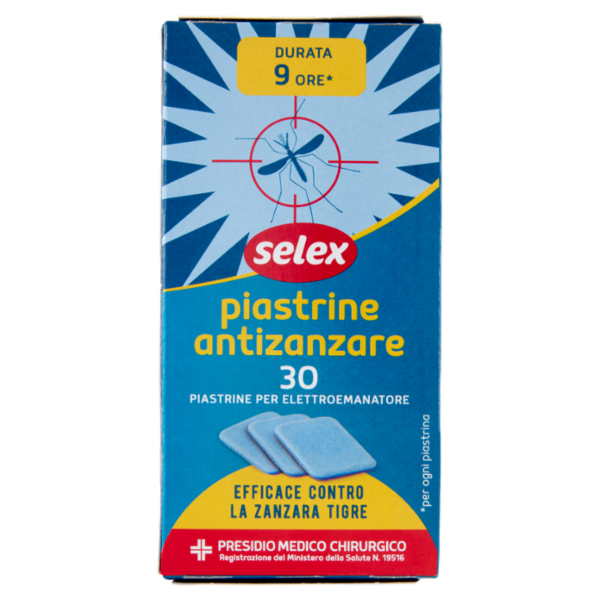 Selex Insetticida Piastrine Antizanzare 30 pezzi