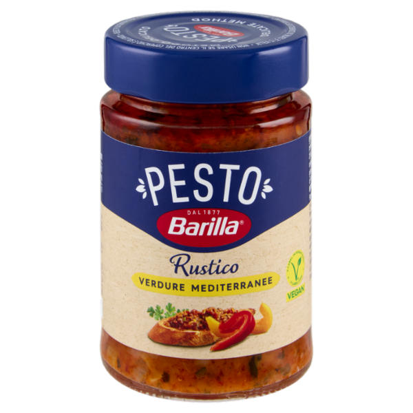 Barilla Pesto Rustico Mediterraneo Pasta e Bruschetta 200 g