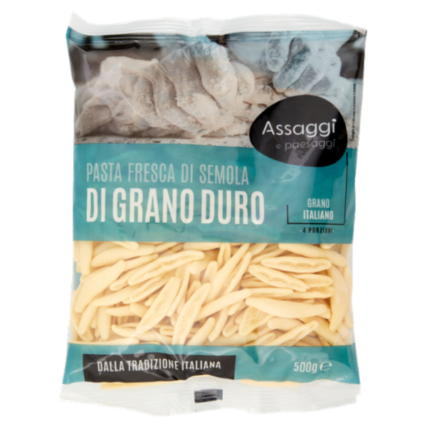 Assaggi e paesaggi Pasta Fresca di Semola di Grano Duro Fusilli 500 g