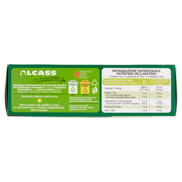 Amica Natura Bovino Polpettine di Carne Bovina 300 g