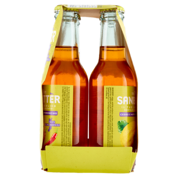 Sanbittèr, Cedro e Note di peperoncino, Aperitivo Analcolico - 4 x 200ml