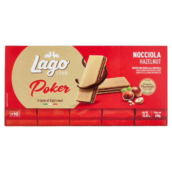Lago Poker Nocciola 10 x 45 g