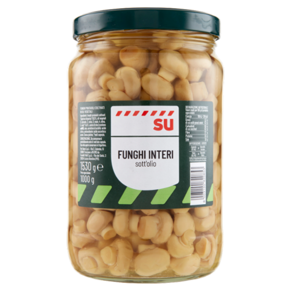 Sù Funghi Interi in Olio di Semi di Girasole 1,53 kg