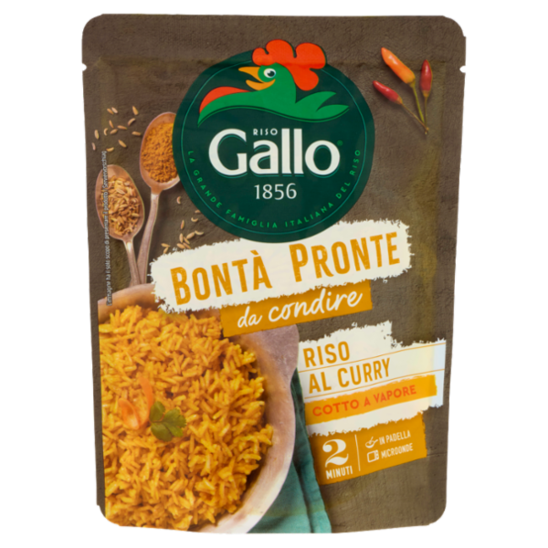 Riso Gallo Bontà Pronte da condire Riso al Curry 250 g
