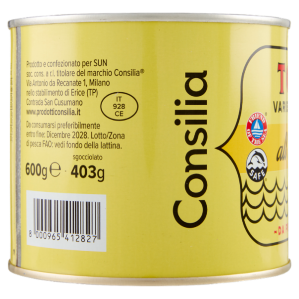 Consilia Tonno all'Olio di Oliva 600 g