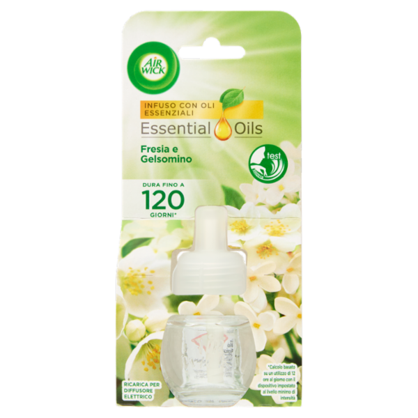 Air Wick Profumatore per Ambienti Fresia e Gelsomino Ricarica 19 ml