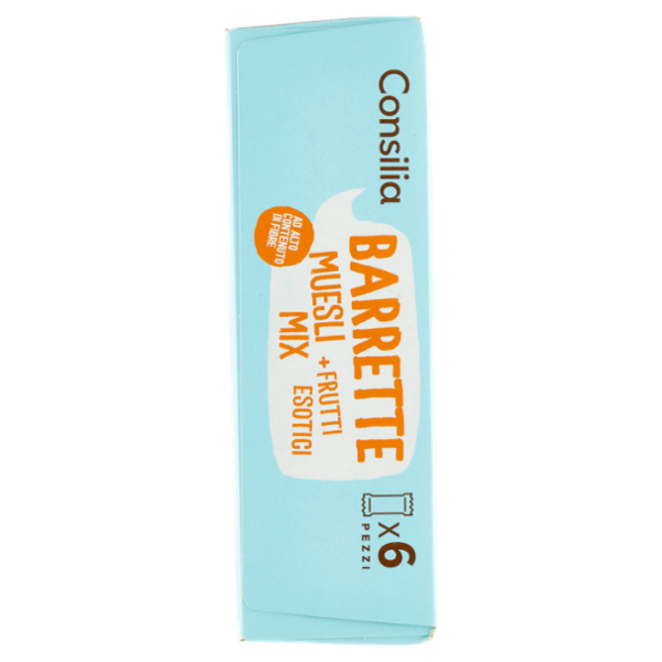 Consilia Barrette di Cereali con Muesli Mix con Frutti Esotici 6x25 g