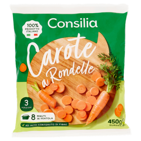 Consilia Carote a Rondelle Surgelate 450 g