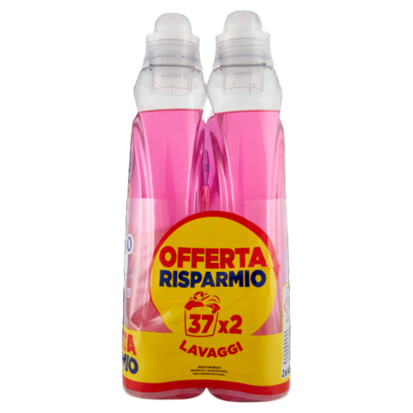 Coccolino Wonder Wash Detersivo Ultra Care 2 x 37 Lavaggi 2 x 1480 ml