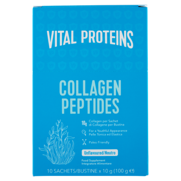 VITAL PROTEINS Collagen Peptides Integratore alimentare in polvere a base collagene bustine 10x10g