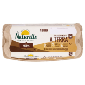 Le Naturelle 10 Uova Fresche Da Allevamento a Terra Medie