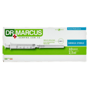 Dr Marcus Pronta Medicazione Siringa Sterile 2,5 Ml 10 Pz