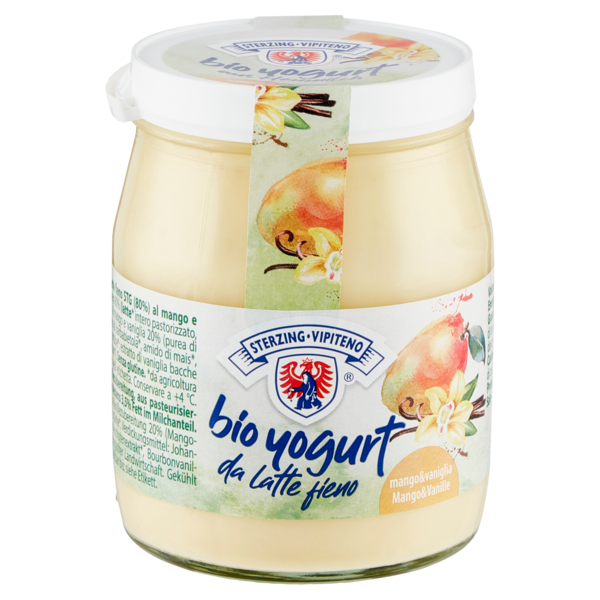 Sterzing Vipiteno bio yogurt da latte fieno mango&vaniglia 150 g