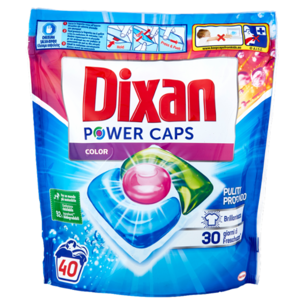 DIXAN PowerCaps Color 40pz (560g)