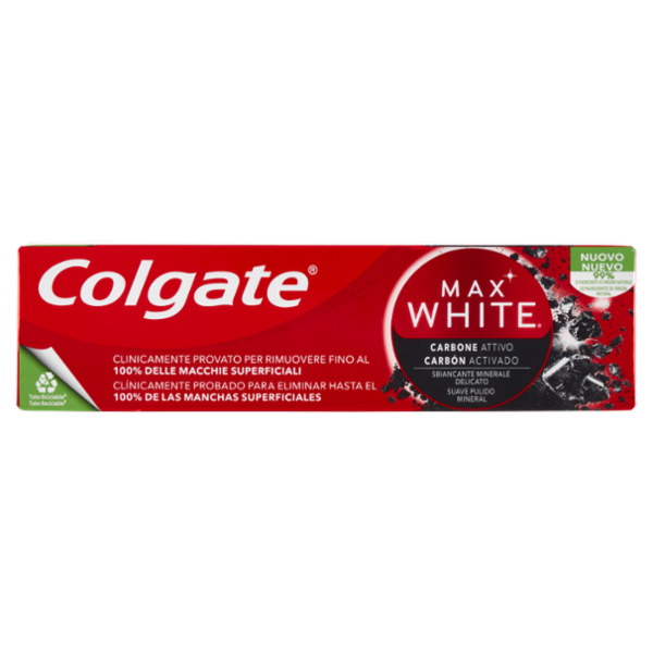 Colgate dentifricio sbiancante minerale Max White Carbon 75 ml