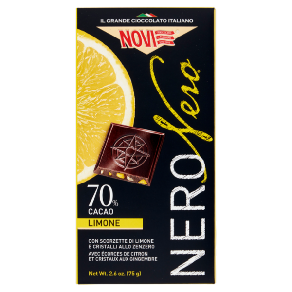 Novi NeroNero 70% Cacao Limone 75 g