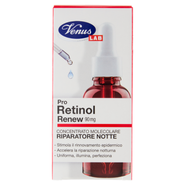 Venus Lab Pro Retinol Renew 90 mg Concentrato Molecolare Riparatore Notte 30 mL