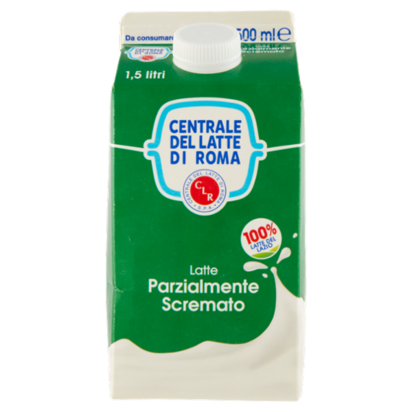 Centrale del Latte di Roma Latte Parzialmente Scremato 1500 ml