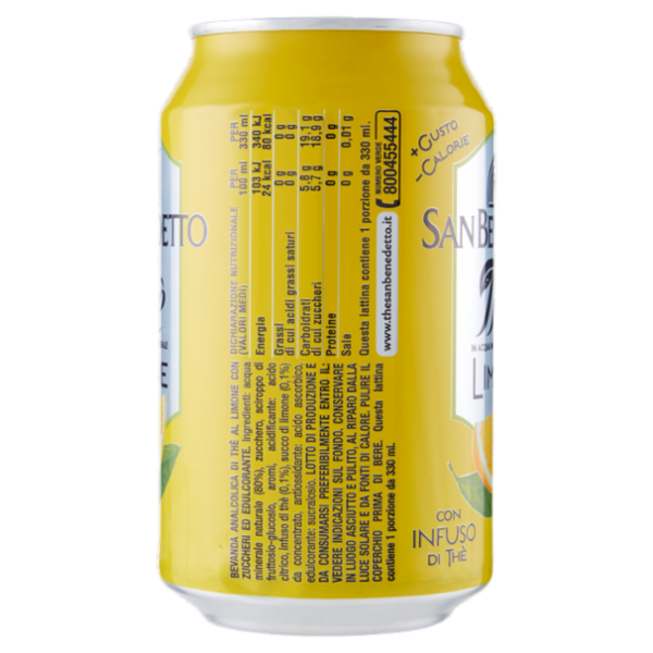 San Benedetto Thè Limone lattina standard 0,33 L