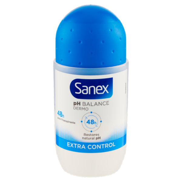 Sanex deodorante roll-on pH Balance Dermo Extra Control 48h 50 ml