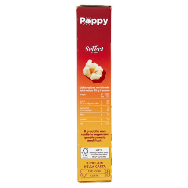 Select Poppy Mais per Popcorn 250 g