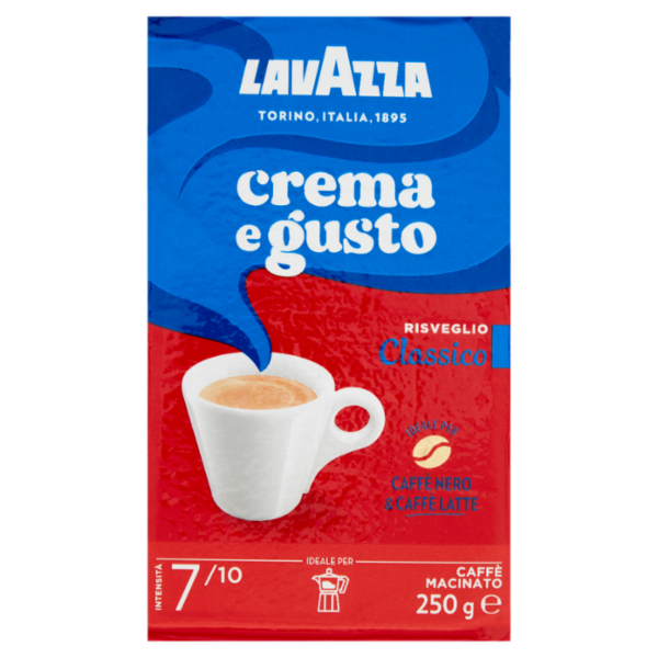 Lavazza crema e gusto Classico Caffè Macinato 250 g