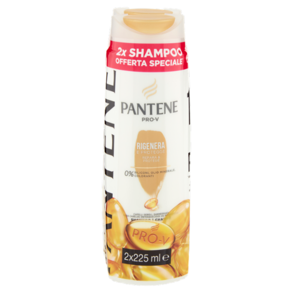 Pantene Pro-V Shampoo Rigenera e Protegge 2x225 ml