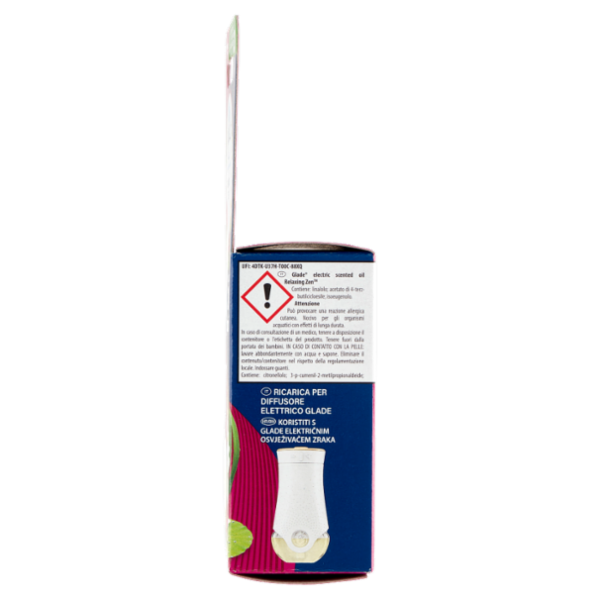 Glade Liquido Elettrico Ricarica, Profumatore per ambienti, Fragranza Relaxing Zen 20ml