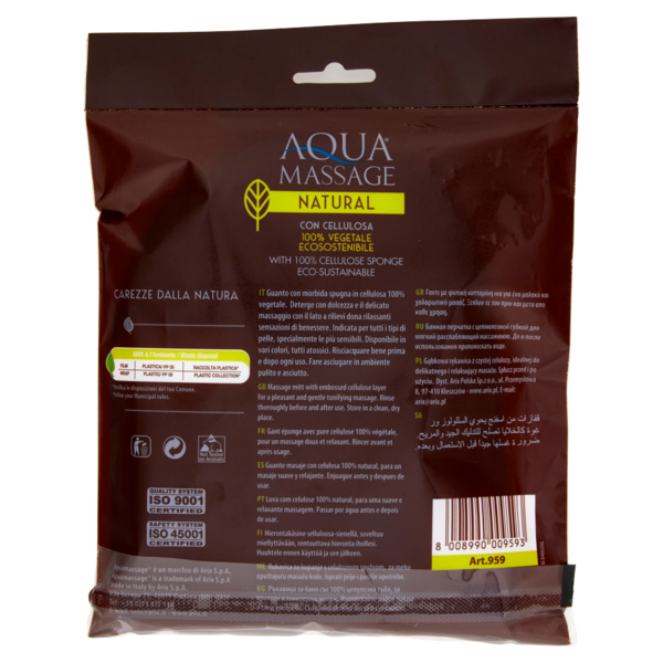 Aquamassage Natural Guanto Massaggio Delicato