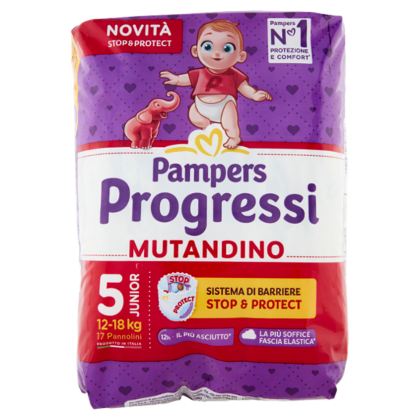 Pampers Progressi Mutandino Junior 17 pz