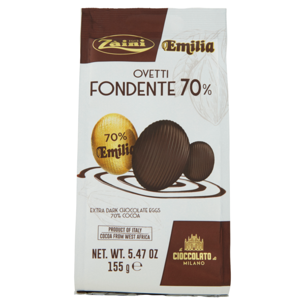 Zàini Emilia Ovetti Fondente 70% 155 g