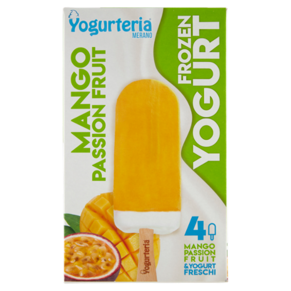 Yogurteria Frozen Yogurt Mango Passion Fruit Stecchi 4 x 60 g