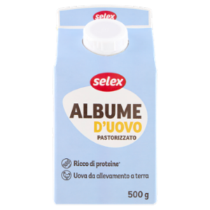 Selex Albume D'Uovo Da Galline Allevate a Terra 500 g