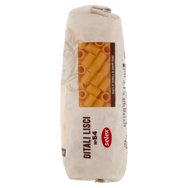 Selex Pasta di Semola Trafilata al Teflon Ditali Lisci 500 g