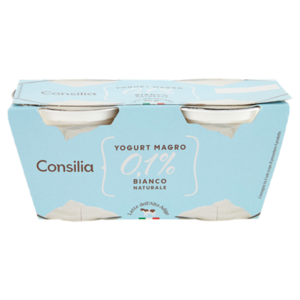 Consilia Yogurt Magro 0,1% Bianco Naturale 2x125 g