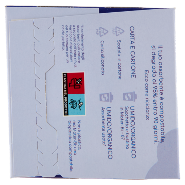 Vivicot Bio Assorbenti anatomici compostabili Ripiegati in Bustina 14 pz